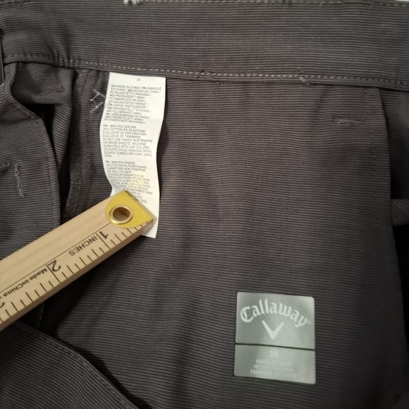 Callaway Men's Opti-Dri Golf Shorts Size 38W Gray New - Picture 12 of 14